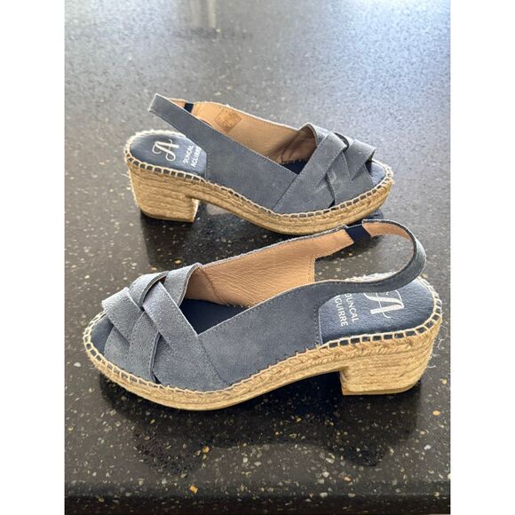 Juncal Aguirre Spain Espadrille Slingback Sandals - Picture 6 of 10